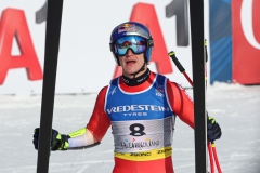 SAALBACH, AUSTRIA, 07.FEB.25 - ALPINE SKIING - FLOWERS CEREMONY IM SUPER G HERREN- FIS ALPINE WORLD SKI CHAMPIONSHIPS SAALBACH 2025
IMAGE  SHOWS : WELTMEISTER Marco Odermatt (SUI),
PHOTO: SMP/WINTER