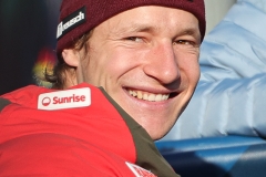 SAALBACH, AUSTRIA, 07.FEB.25 - ALPINE SKIING - FLOWERS CEREMONY IM SUPER G HERREN- FIS ALPINE WORLD SKI CHAMPIONSHIPS SAALBACH 2025
IMAGE  SHOWS : WELTMEISTER Marco Odermatt (SUI),
PHOTO: SMP/WINTER