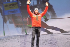 SAALBACH, AUSTRIA, 07.FEB.25 - ALPINE SKIING - SUPER G, HERREN, MEDAL PLAZA, SIEGEREHRUNG. - FIS ALPINE WORLD SKI CHAMPIONSHIPS SAALBACH 2025
IMAGE  SHOWS : Marco Odermatt (SUI),
PHOTO: SMP/WINTER