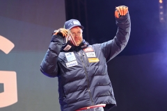 SAALBACH, AUSTRIA, 07.FEB.25 - ALPINE SKIING - SUPER G, HERREN, MEDAL PLAZA, SIEGEREHRUNG. - FIS ALPINE WORLD SKI CHAMPIONSHIPS SAALBACH 2025
IMAGE  SHOWS : Adrian Smiseth Sejersted (NOR),
PHOTO: SMP/WINTER