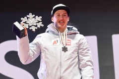 SAALBACH, AUSTRIA, 07.FEB.25 - ALPINE SKIING - SUPER G, HERREN, MEDAL PLAZA, SIEGEREHRUNG. - FIS ALPINE WORLD SKI CHAMPIONSHIPS SAALBACH 2025
IMAGE  SHOWS : Raphael Haaser (AUT),
PHOTO: SMP/WINTER