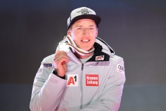 SAALBACH, AUSTRIA, 07.FEB.25 - ALPINE SKIING - SUPER G, HERREN, MEDAL PLAZA, SIEGEREHRUNG. - FIS ALPINE WORLD SKI CHAMPIONSHIPS SAALBACH 2025
IMAGE  SHOWS : Raphael Haaser (AUT)
PHOTO: SMP/WINTER