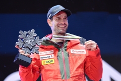 SAALBACH, AUSTRIA, 14.FEB.25 - ALPINE SKIING - RTL, MEN, MEDAL PLAZA, SIEGEREHRUNG. - FIS ALPINE WORLD SKI CHAMPIONSHIPS SAALBACH 2025
IMAGE  SHOWS : Thomas Tumler (SUI), 
PHOTO: SMP/WINTER