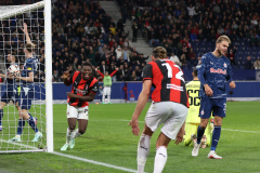 SPORT, 15.10.2026, FUSSBALL, UEFA EUROPA LEAGUE, FC RED BULL SALZBURG VS AC MILAN,IMAGE SHOWS:  Tor zum 3 : 0 durch Alphadjo Cisse (AC MILAN),PHOTO: SMP/WINTER