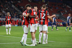 SPORT, 15.10.2026, FUSSBALL, UEFA EUROPA LEAGUE, FC RED BULL SALZBURG VS AC MILAN,IMAGE SHOWS: Torjubel Mannschaft von AC MILAN,PHOTO: SMP/WINTER
